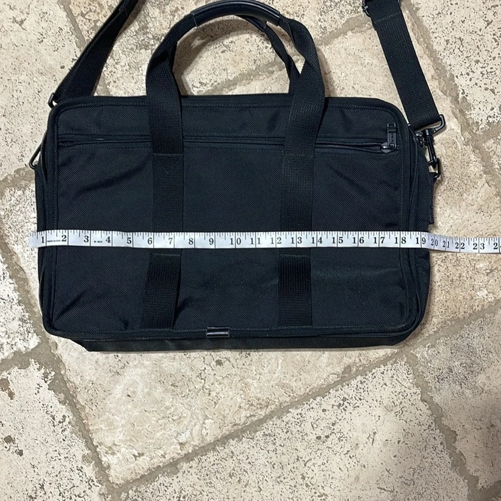 Tumi Briefcase Business Bag Black Canvas